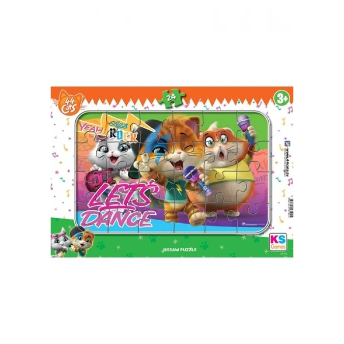 Ks Games 44 Cats 44 Kedi Frama Puzzle 24Lü CA-704