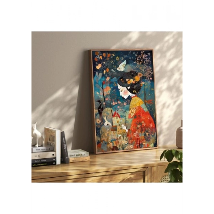 KS Games A Woman In Red Kimono 500 Parça Puzzle