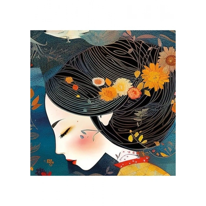 KS Games A Woman In Red Kimono 500 Parça Puzzle