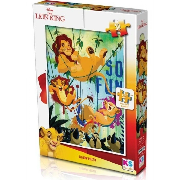 KS Games Aslan Kral (Lıon Kıng) 50 Parça Puzzle