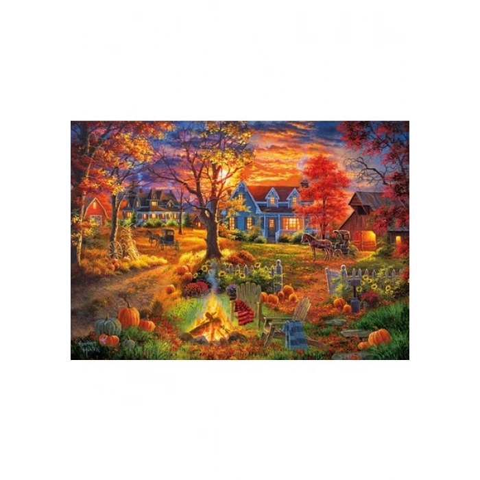 KS Games Autumn Village 1000 Parça Puzzle