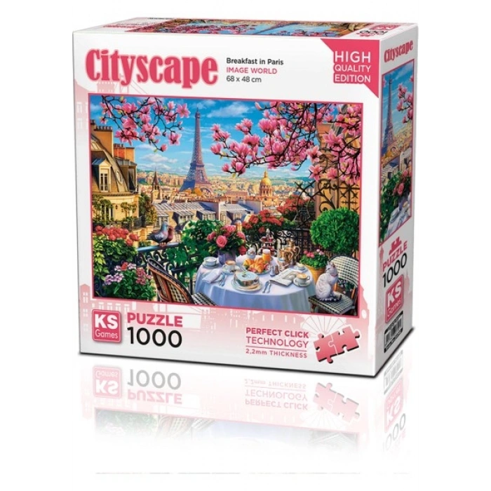 KS Games Breakfast In Paris 1000 Parça Puzzle