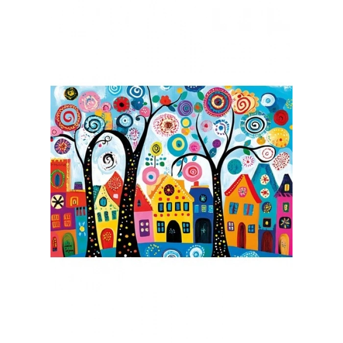 Ks Games Candy Tree Town 500 Parça Puzzle
