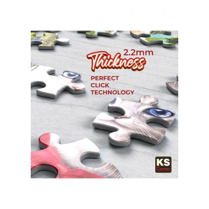 KS Games Cats On The Farm 500 Parça Puzzle