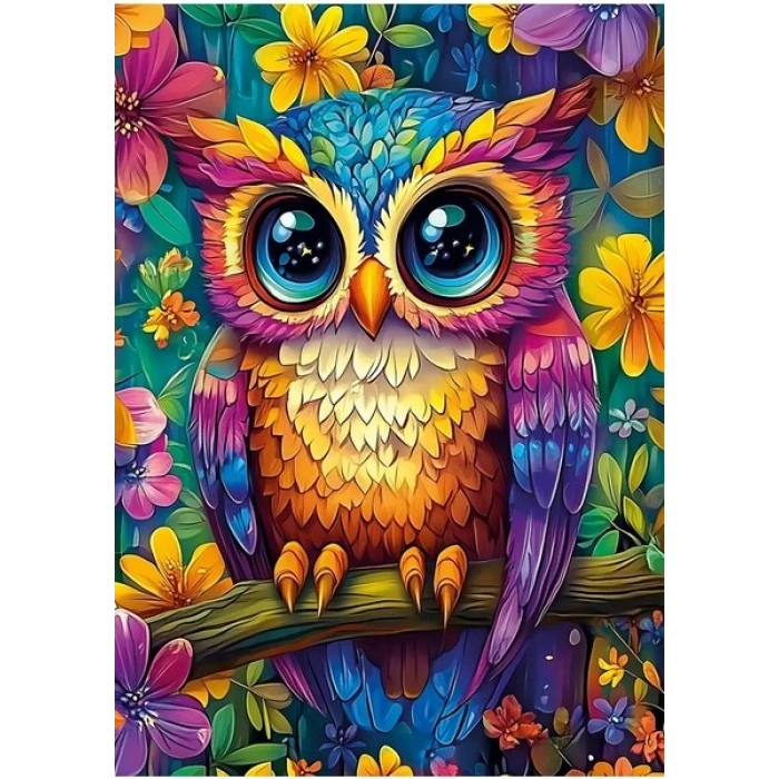 Ks Games Colored Owl 50 Parça Puzzle