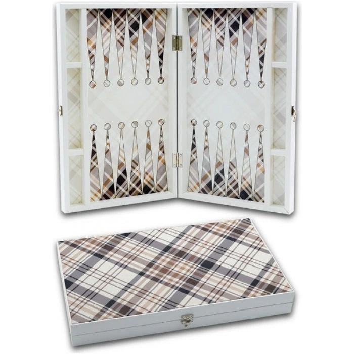 KS Games Elegance Leather Scottish Tavla