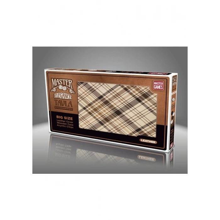 KS Games Elegance Leather Scottish Tavla