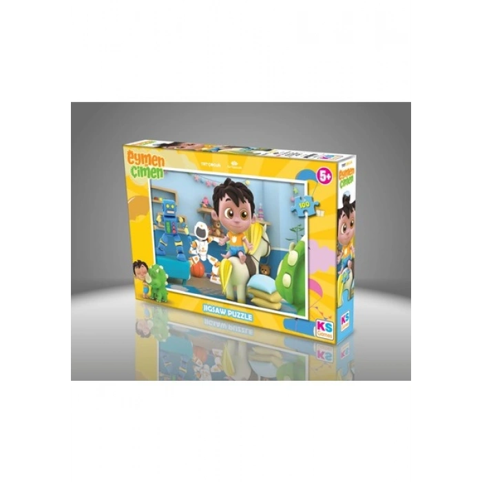 KS Games Eymen Ile Çimen 100 Parça Puzzle
