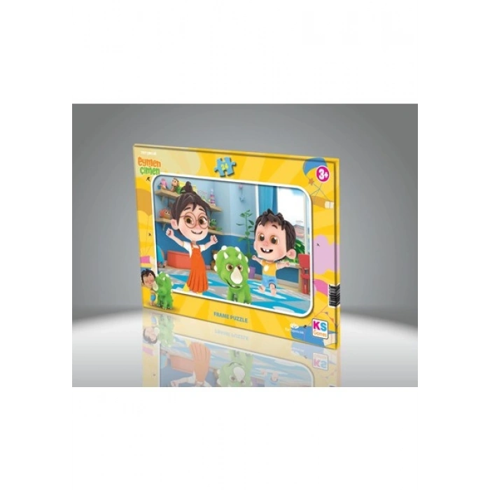 KS Games Eymen Ile Çimen 24 Parça Frame Puzzle EÇ704