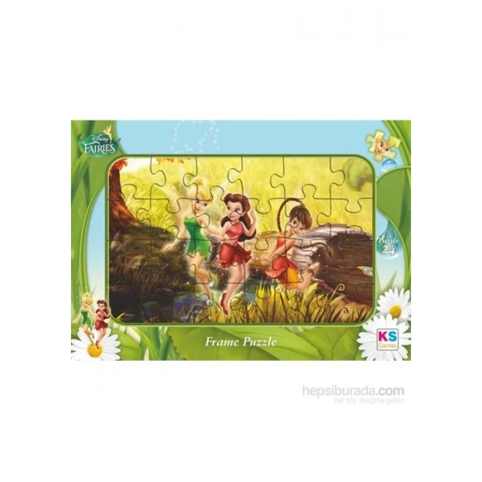 KS Games Fairies - Frame Puzzle (Yapboz) 24 Parça