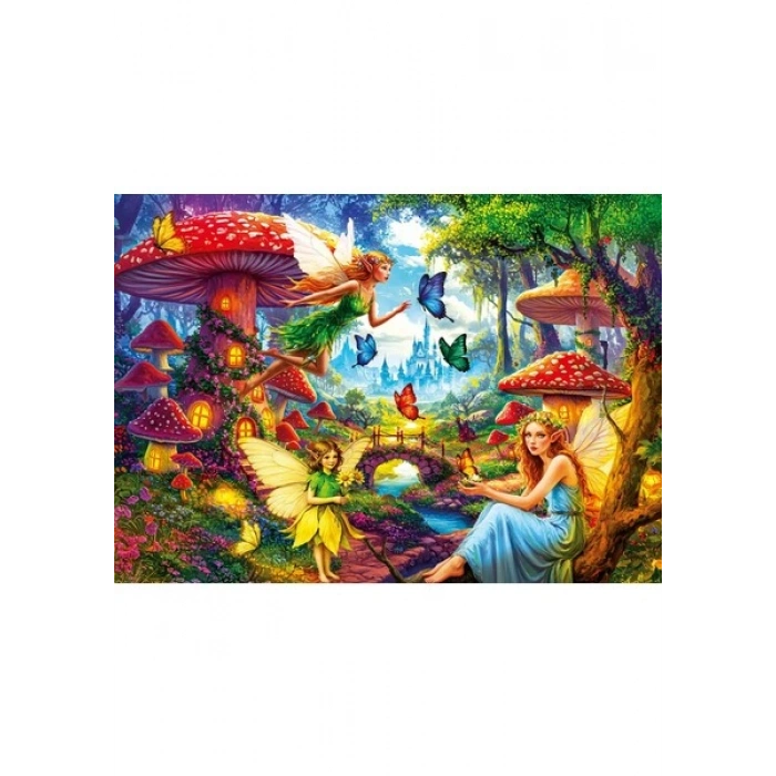 Ks Games Fairy Tale Mushrooms 100 Parça Puzzle