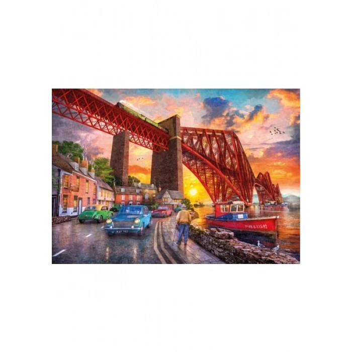 KS Games Forth Bridge At Sunset 1500 Parça Puzzle