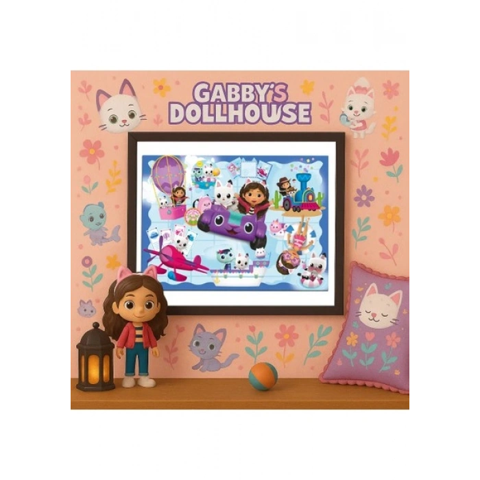 Ks Games Gabbys Dollhouse 100 Parça Puzzle