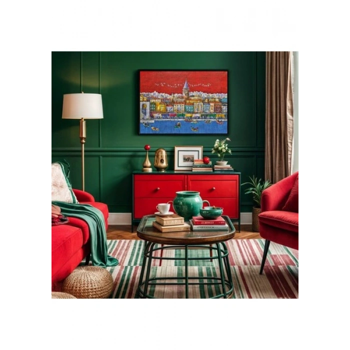 KS Games Istanbul Kırmızısı 1000 Parça Puzzle