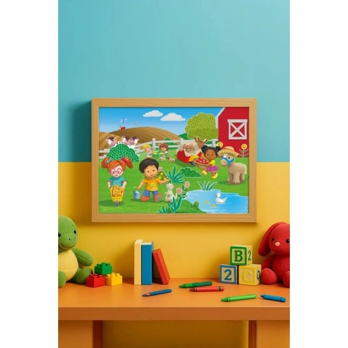 Ks Games Little People 50 Parça Puzzle