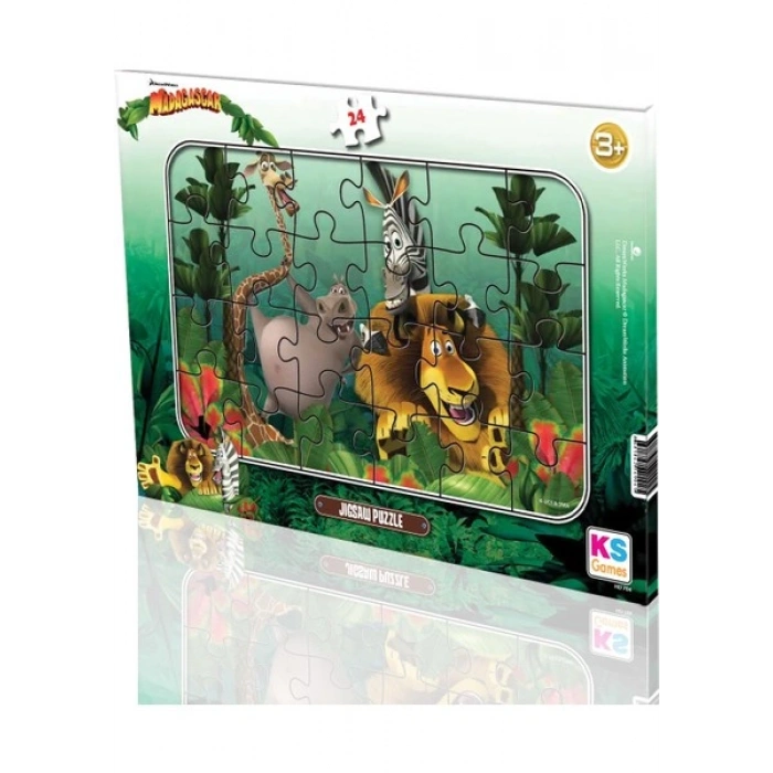 Ks Games Madagascar Frame Puzzle Model 1