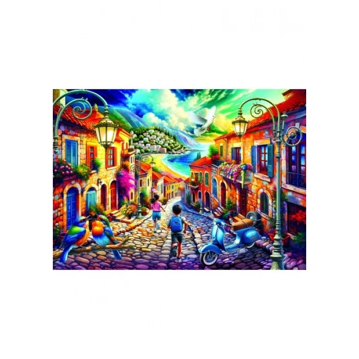 Ks Games Mediterranean Street 300 Parça Puzzle