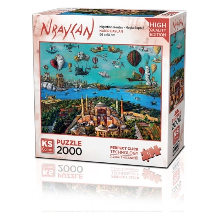 KS Games Migration Routes - Hagia Sophia 2000 Parça Puzzle