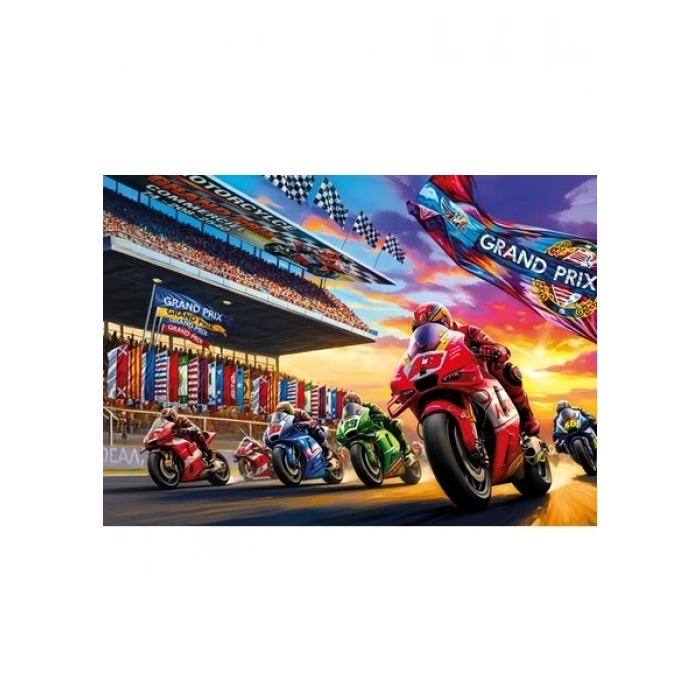 Ks Games Motor Racing 50 Parça Puzzle