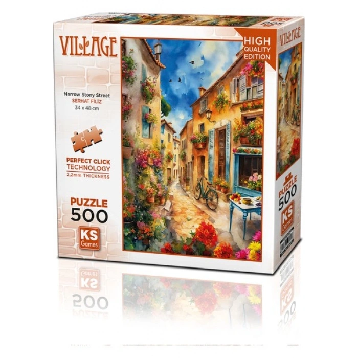 KS Games Narrow Stony Street 500 Parça Puzzle