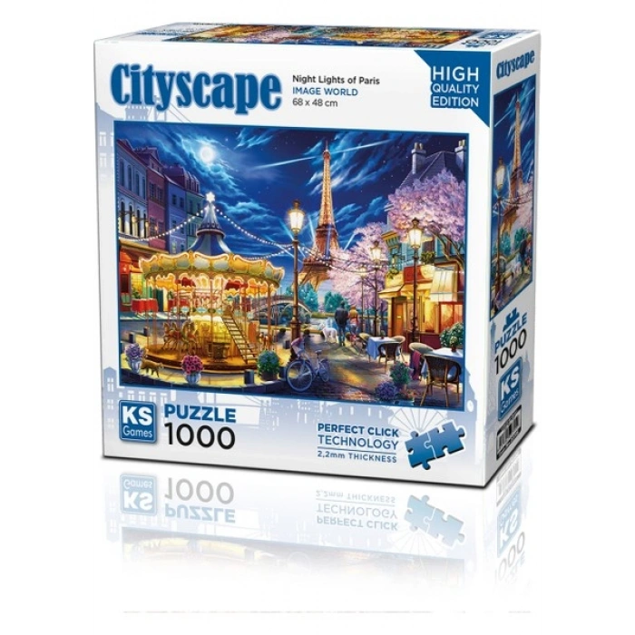 KS Games Night Lights Of Paris 1000 Parça Puzzle