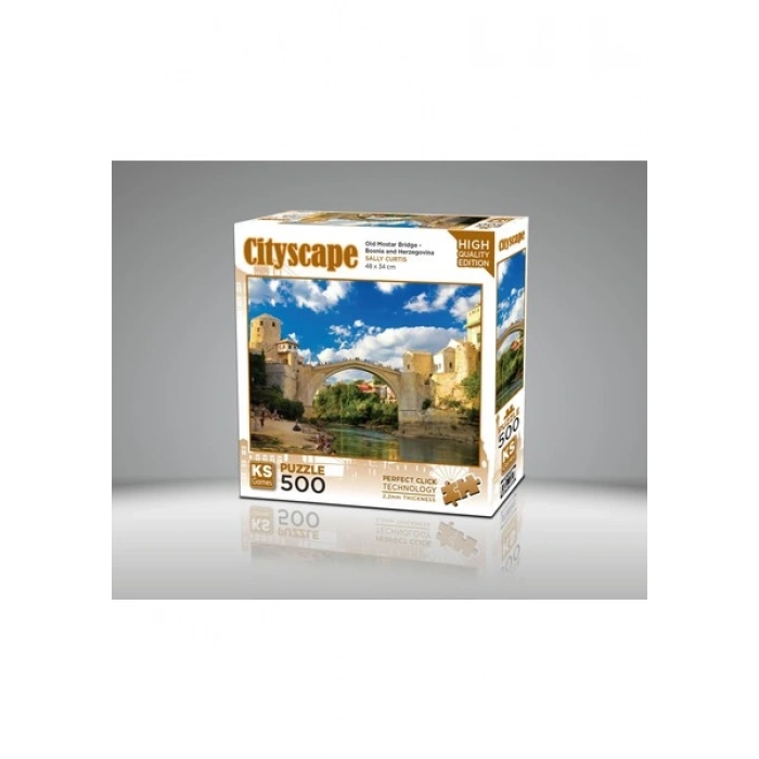 KS Games Old Moster Bridge Bosna Hersek 500 Parça Puzzle