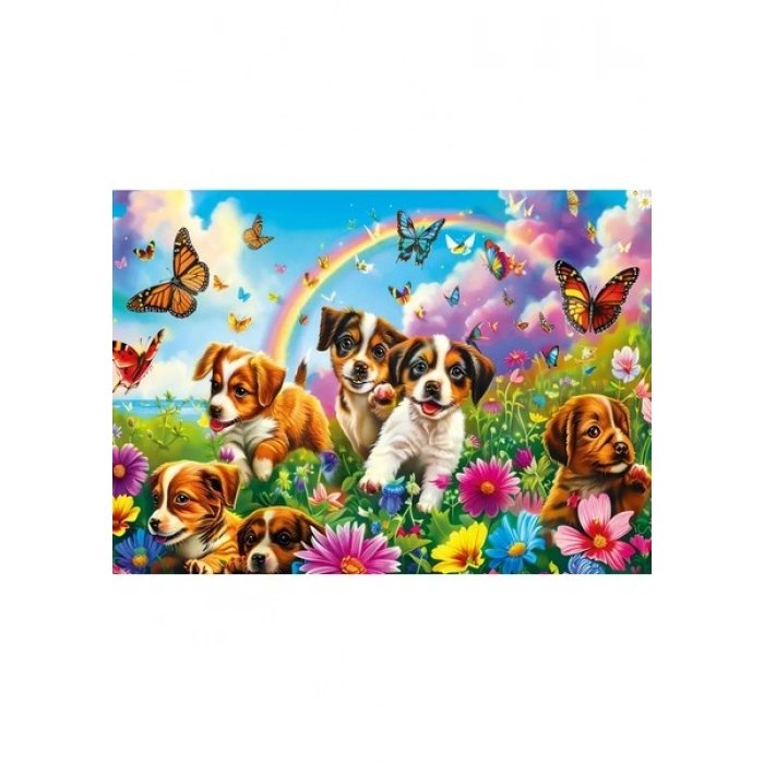 Ks Games Playing Puppies 50 Parça Puzzle