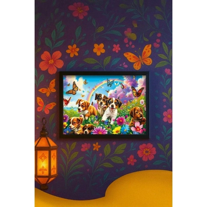 Ks Games Playing Puppies 50 Parça Puzzle
