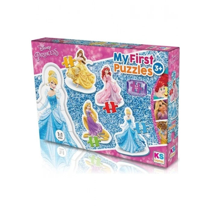KS Games Princess My First Puzzles 4 In 1 Parça Puzzle