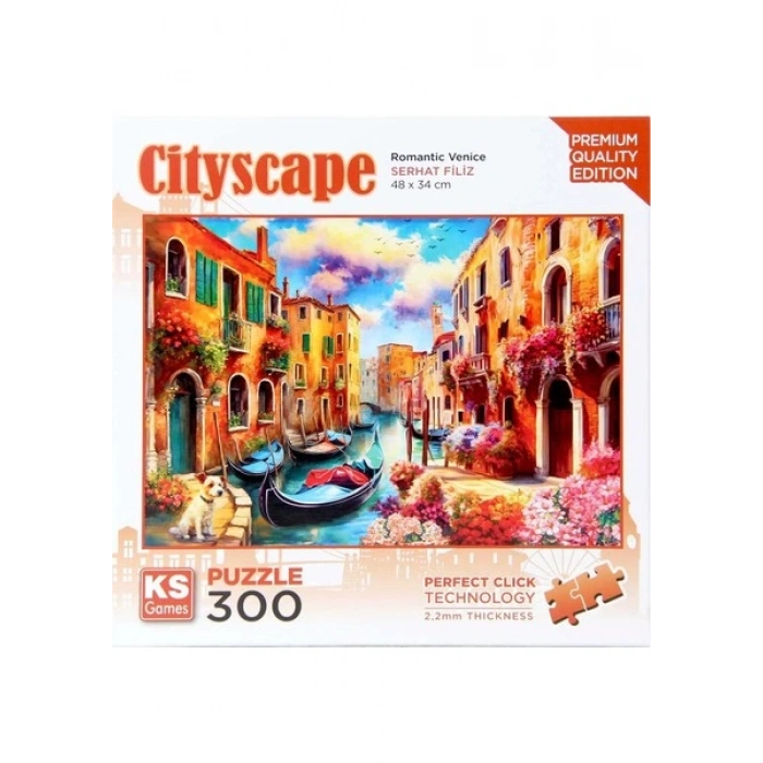 Ks Games Romantic Venice Puzzle 300 Parça
