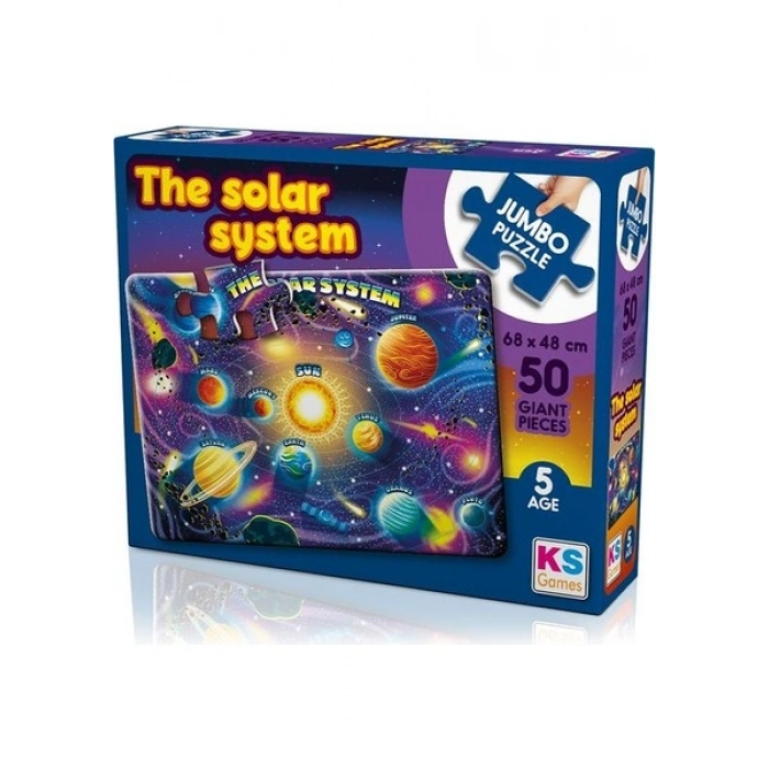 KS Games Solar Sistem Gezegen Puzzle 50 Parça JP31014