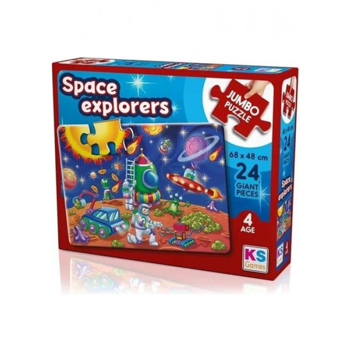 KS Games Space Explorers 24 Parça Jumbo Boy Puzzle