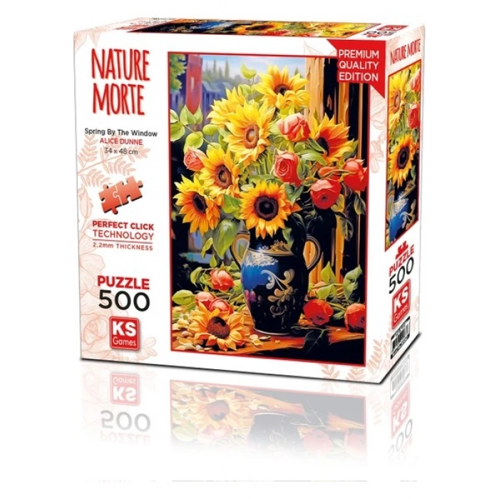 Ks Games Spring By The Window 500 Parça Puzzle