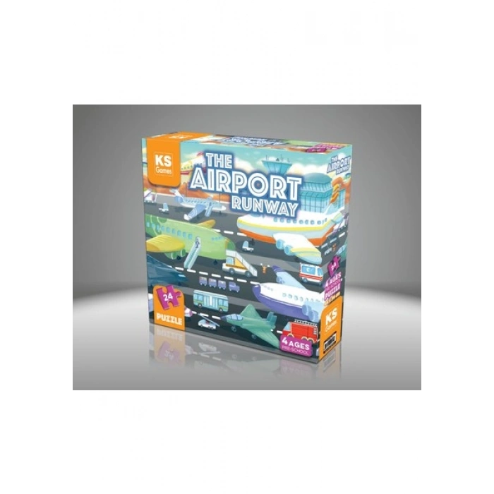KS Games The Airport Runway Pre School Puzzle 24 Parça