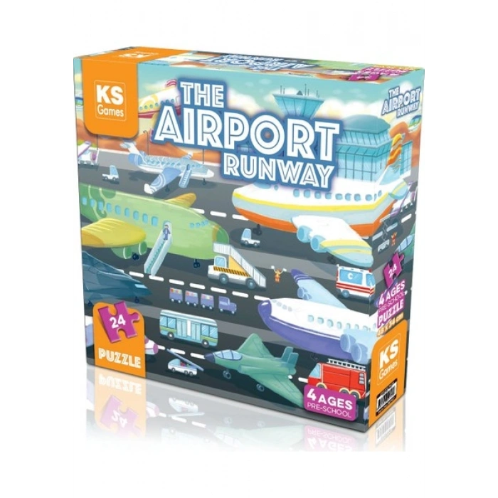 KS Games The Airport Runway Pre School Puzzle 24 Parça