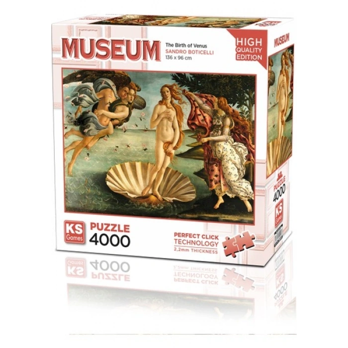 KS Games The Birth Of Venus 4000 Parça Puzzle