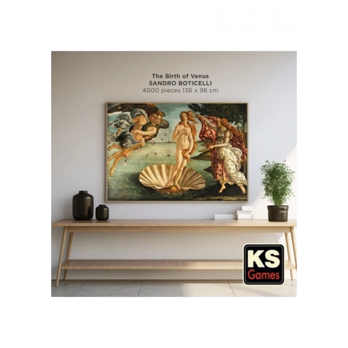 KS Games The Birth Of Venus 4000 Parça Puzzle