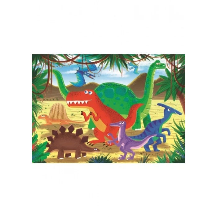 KS Games The Dinosaur Forest Pre School Puzzle 12 Parça