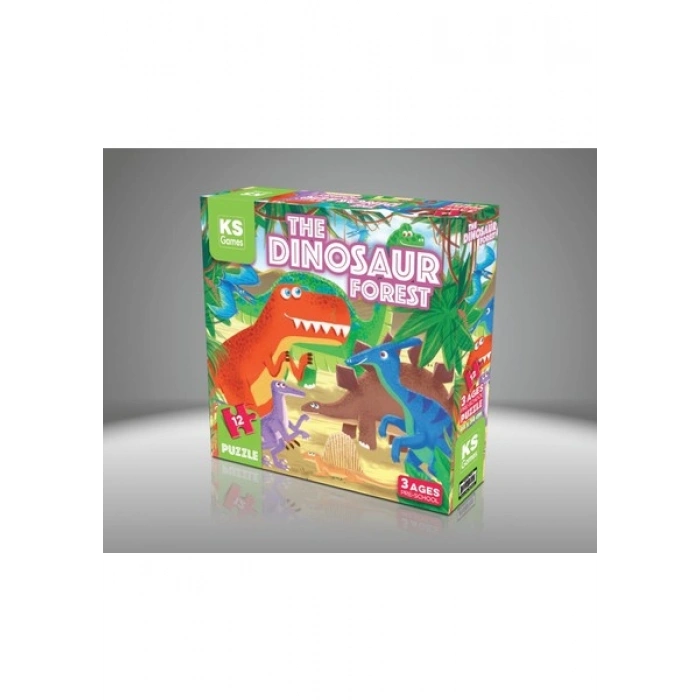KS Games The Dinosaur Forest Pre School Puzzle 12 Parça