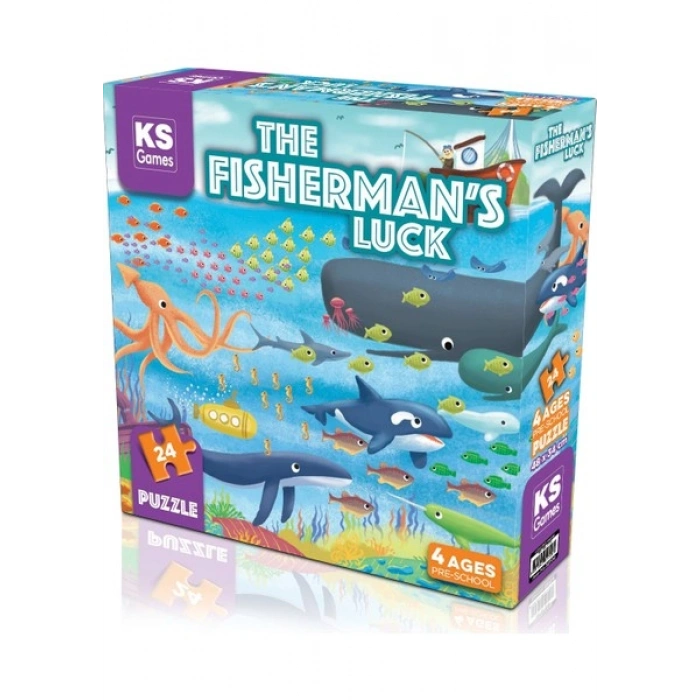 KS Games The Fisherman Sluck Pre School Puzzle 24 Parça