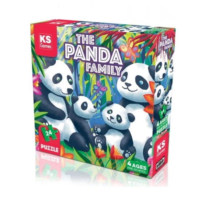 KS Games The Panda Family Pre School Puzzle 24 Parça