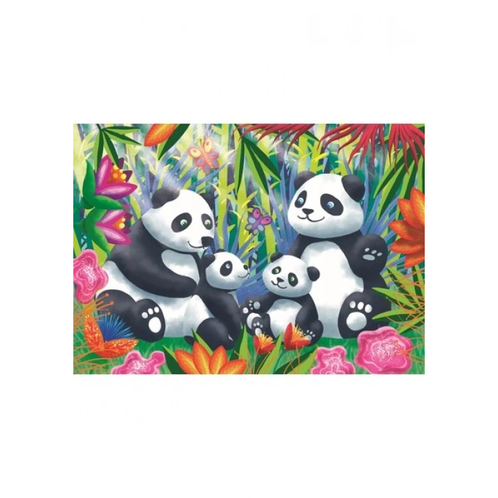 KS Games The Panda Family Pre School Puzzle 24 Parça
