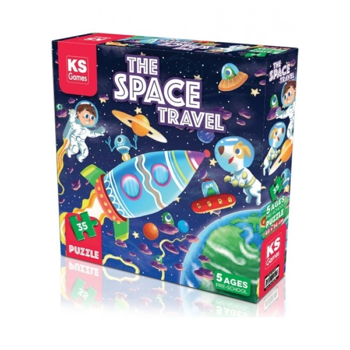 KS Games The Space Travel Pre School Puzzle 35 Parça