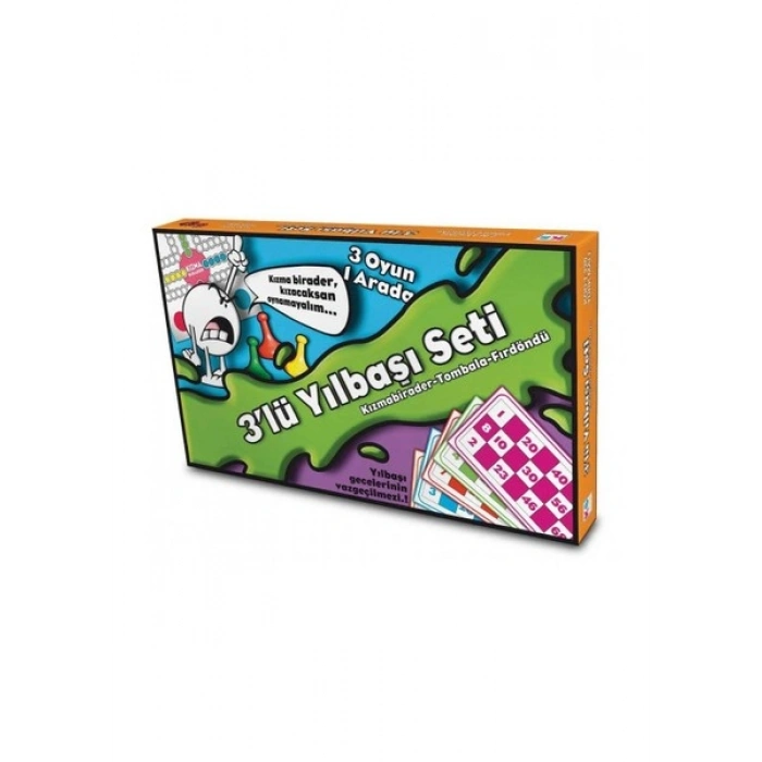 KS Games Üçlü Yılbaşı Seti (Tombala + Kızmabirader + Fırdöndü)
