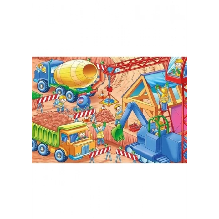 KS Games Under Construction Jumbo Puzzle 12 Parça