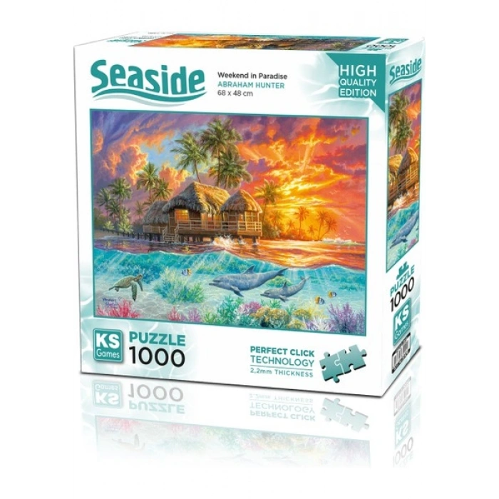 KS Games Weekend In Paradise 1000 Parça Puzzle