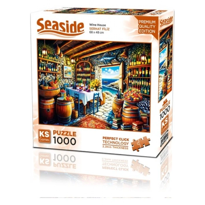 Ks Games Wine House 1000 Parça Puzzle