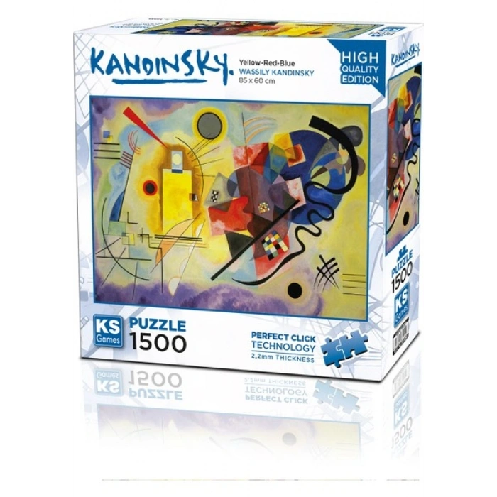 KS Games Yellow Red Blue 1500 Parça Puzzle