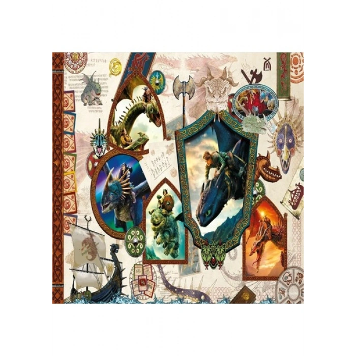 Ks Puzzle Hd 113 How To Train Your Dragon Puzzle 200 Prç