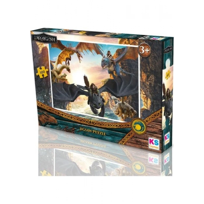 Ks Puzzle Hd 714 How To Traın Your Dragon Puzzle 100 Prç
